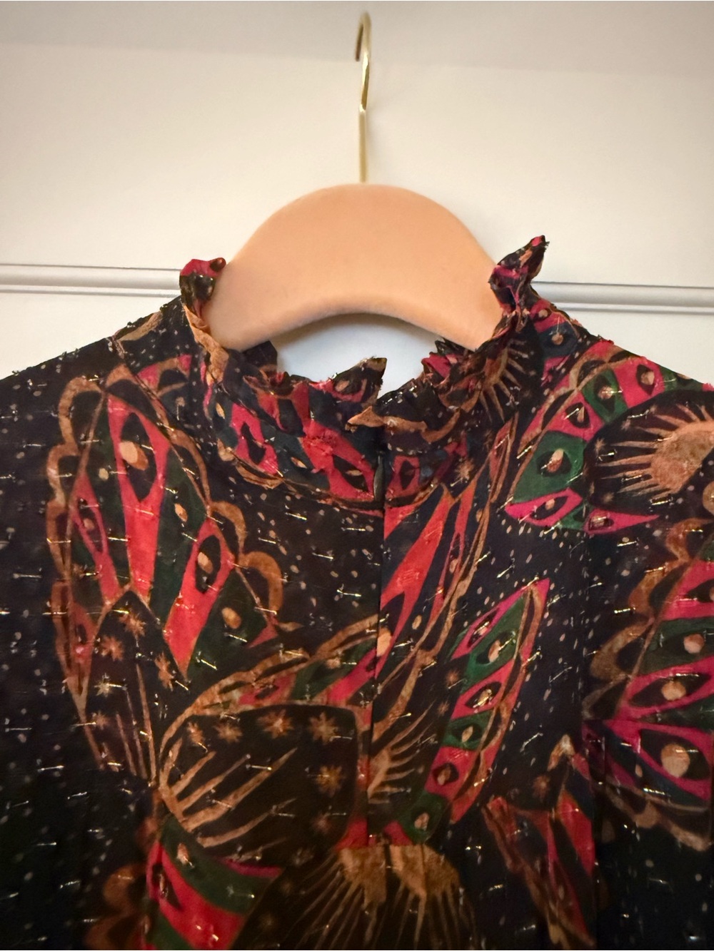 Farm Rio Butterfly Sky MIDI Dress NWT